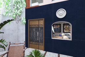 Syrian Courtyard House Design Rendering