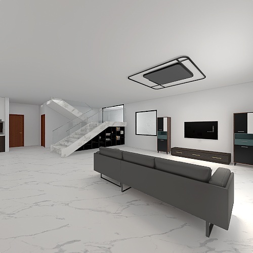 casa habitación planta baja 3d design renderings