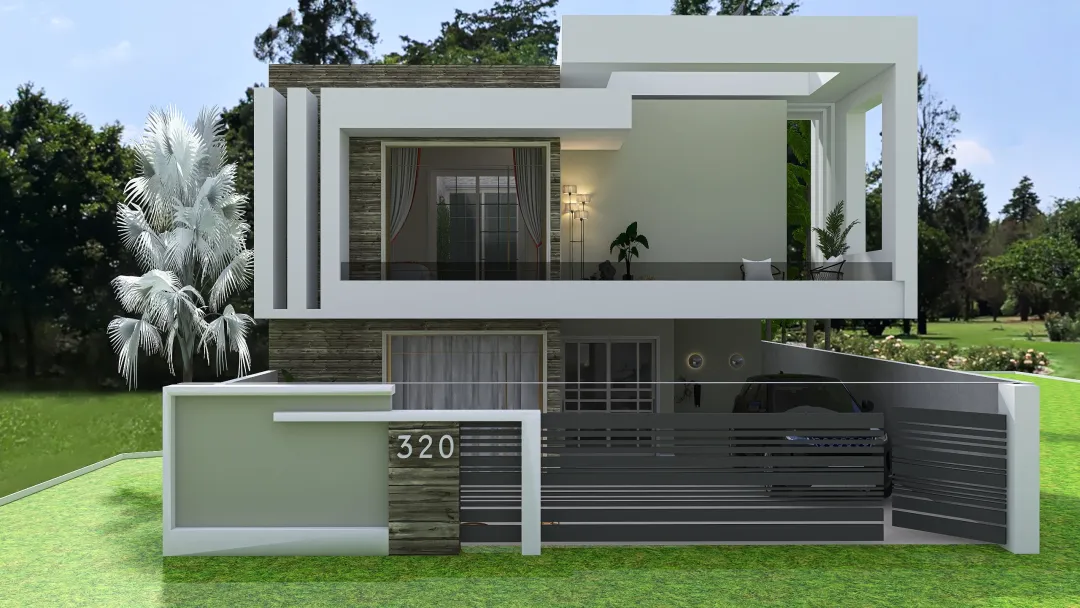 Modern 320 B A Commercial Venture 3d design renderings