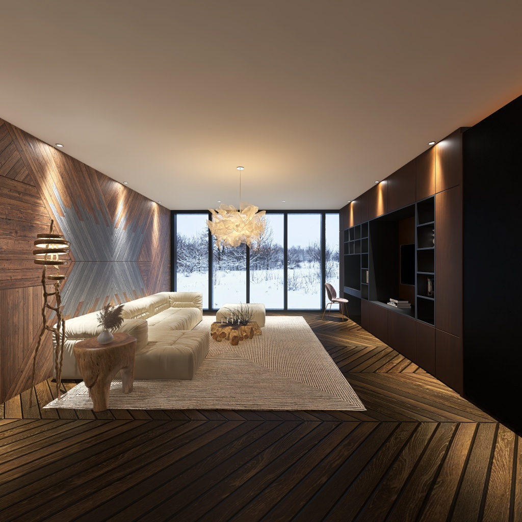 Wood Tones 3d design renderings