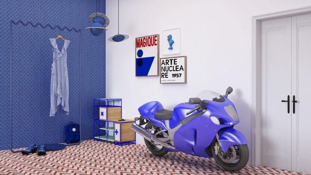Klein Blue Model Collection - Demo Project 3d design renderings
