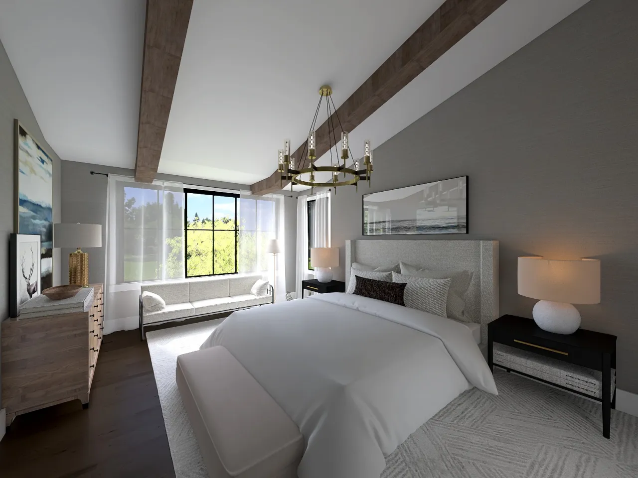 MasterBedroom 3d design renderings