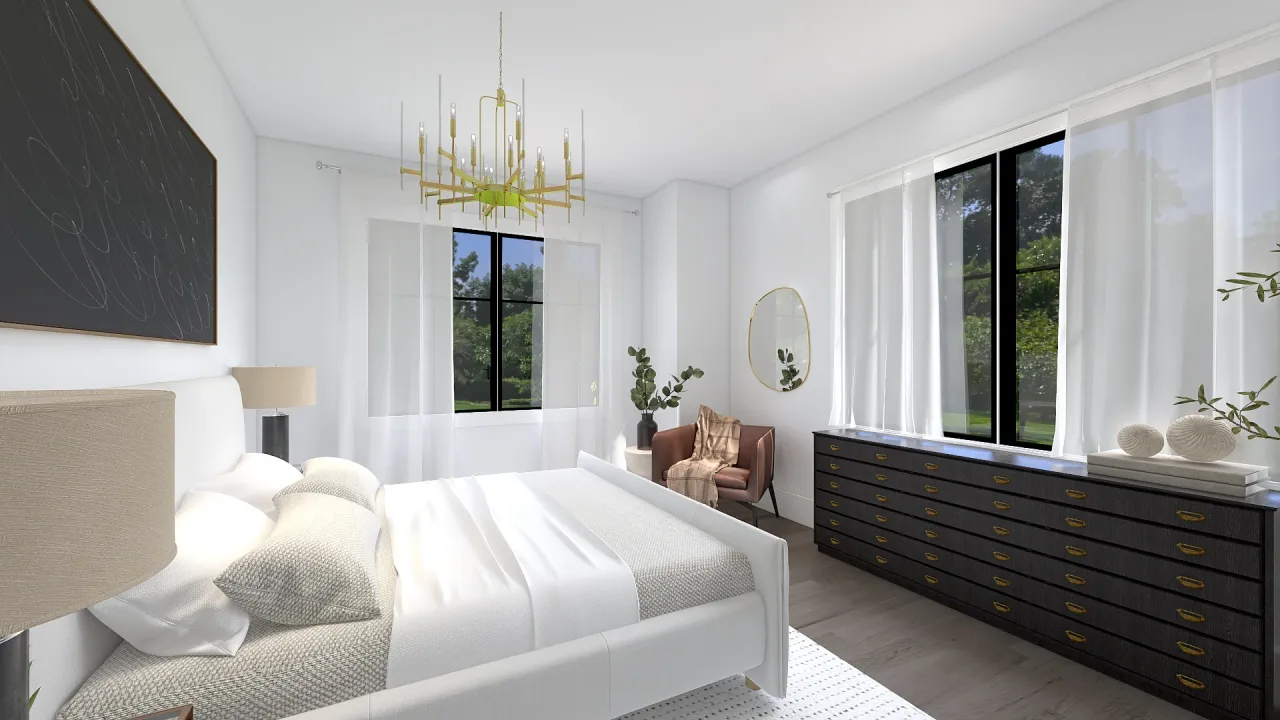 SecondBedroom 3d design renderings