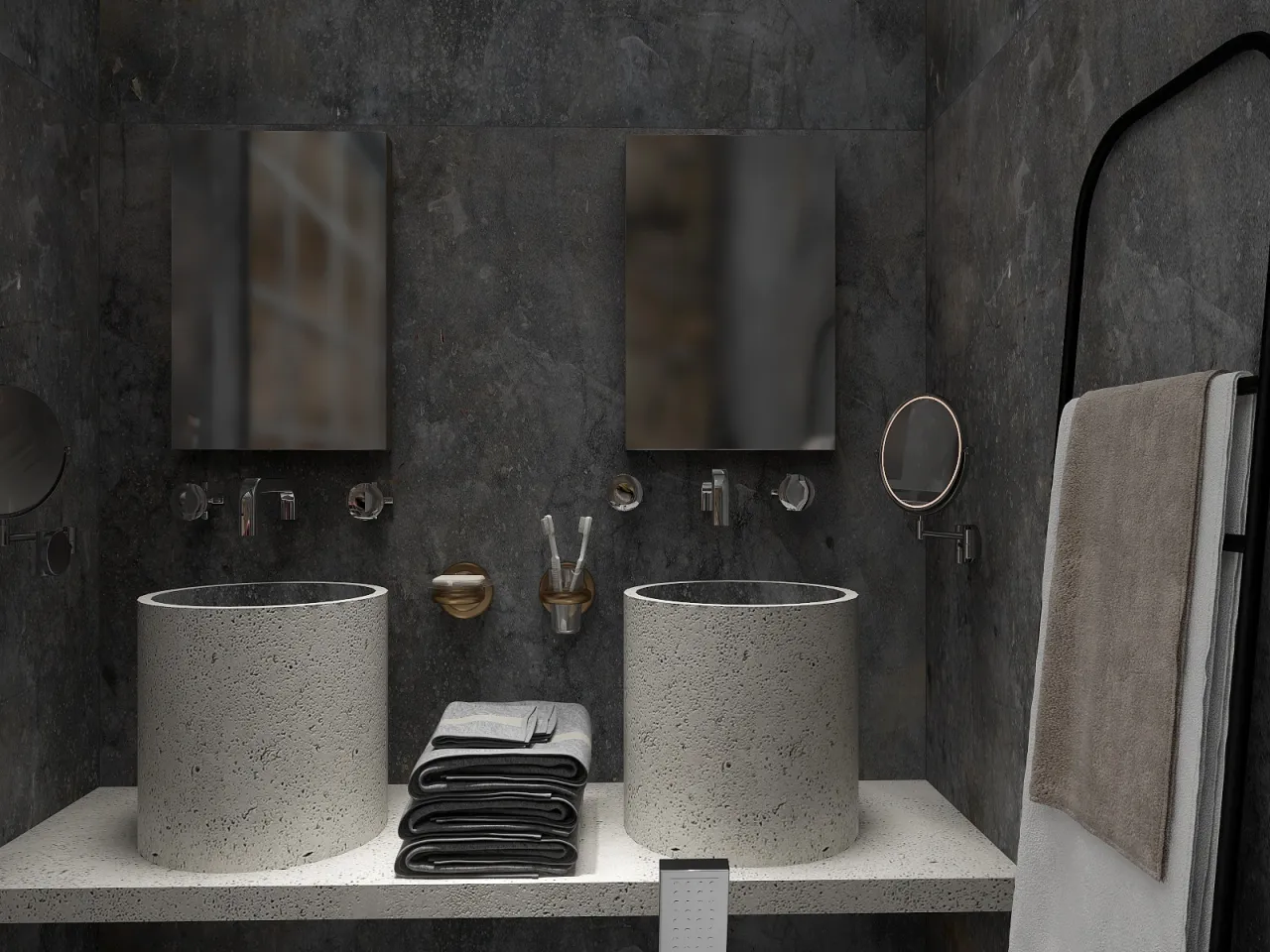 Bathroom 3d design renderings