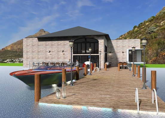 #EasterDayContest - Harbor Cafe & Bakery Design Rendering