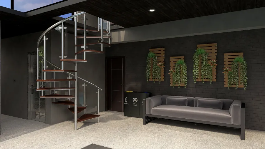 Modern The Dream House - Modern Contemporary Luxury House Black Green 3d design renderings