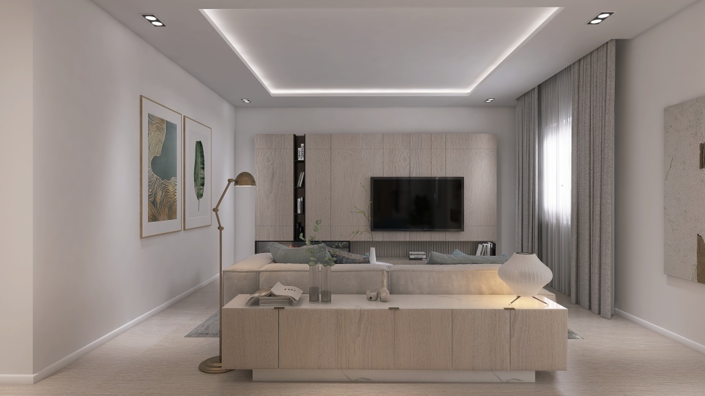 my modern appartament B 3d design renderings