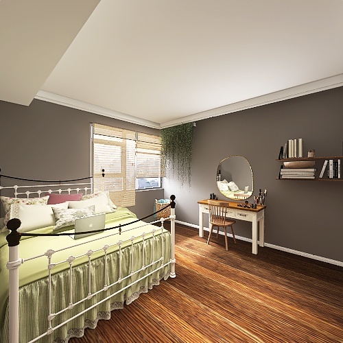 3 bed room modern house Design Rendering