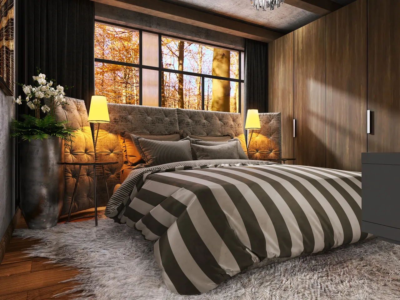 MasterBedroom 3d design renderings