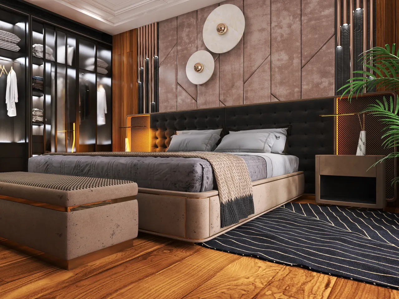 MasterBedroom 3d design renderings