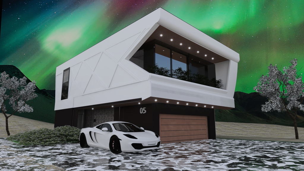 Smart House 3d design renderings