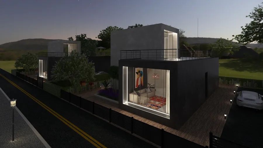 Cubic House 3d design renderings