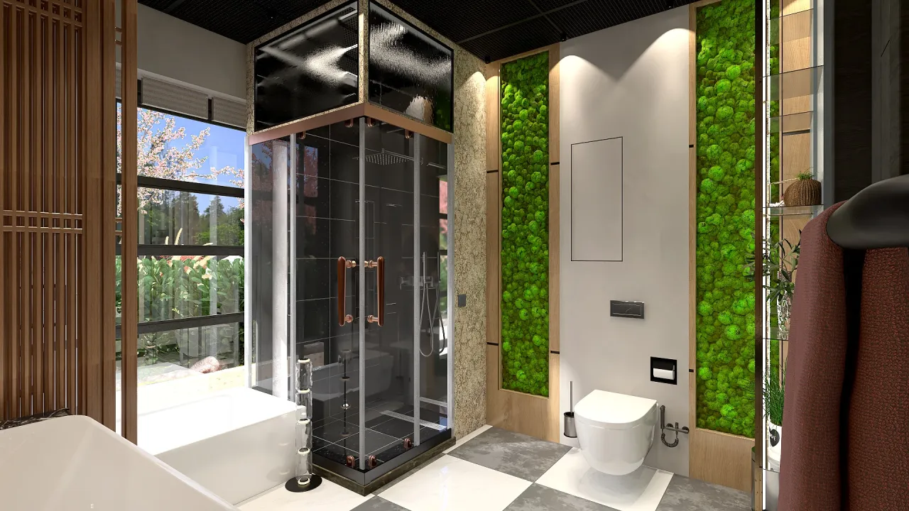 Bathroom 3d design renderings