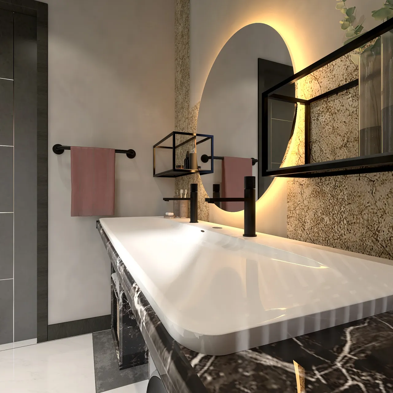 Bathroom 3d design renderings