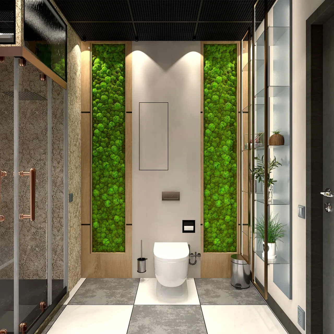 Bathroom 3d design renderings