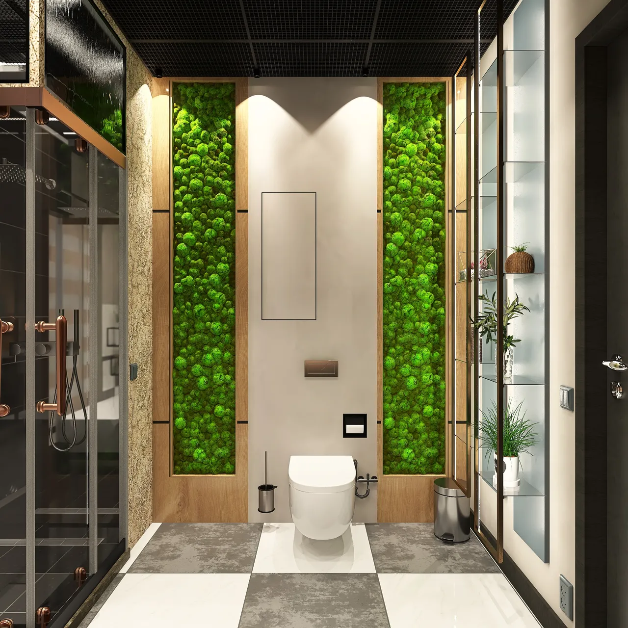 Bathroom 3d design renderings