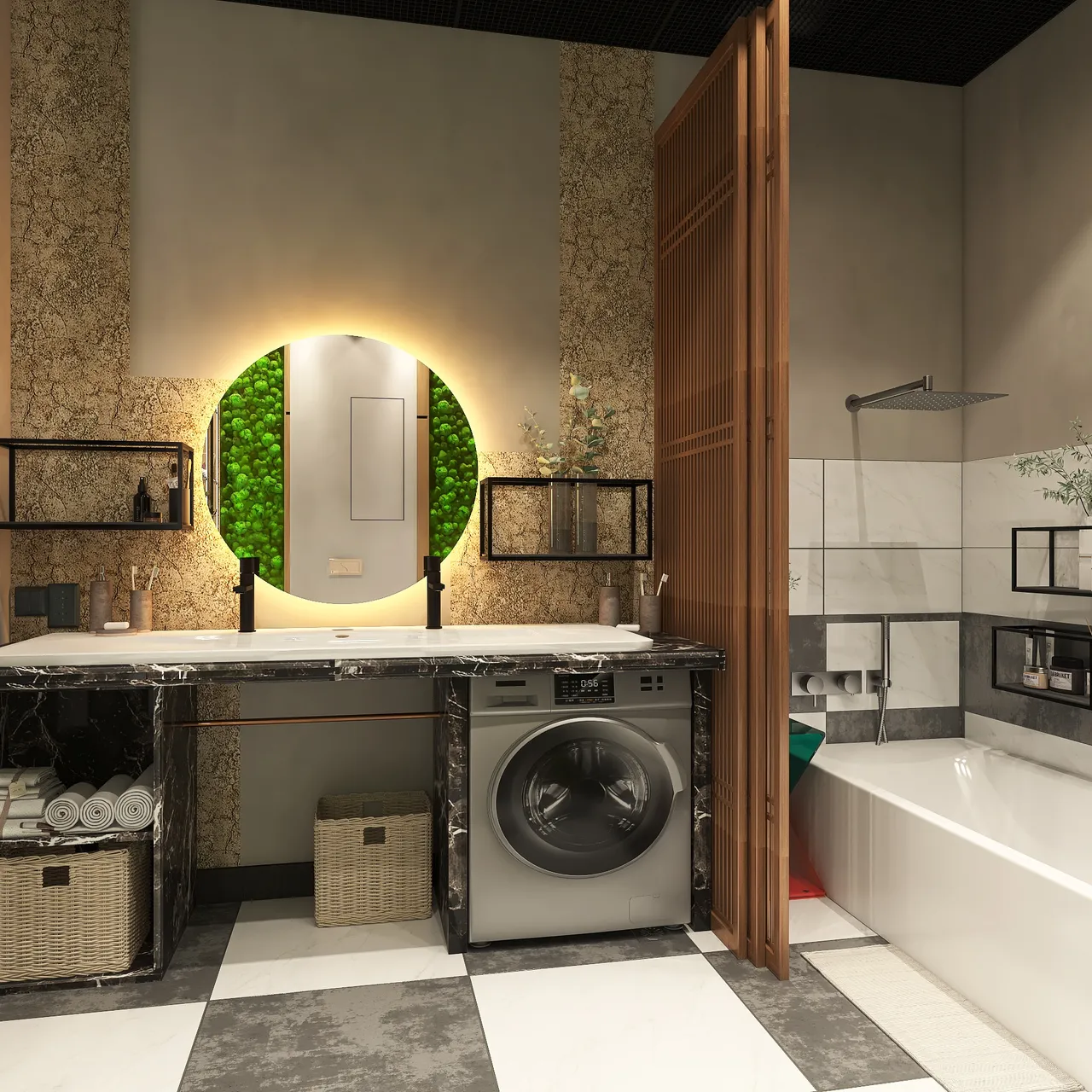 Bathroom 3d design renderings