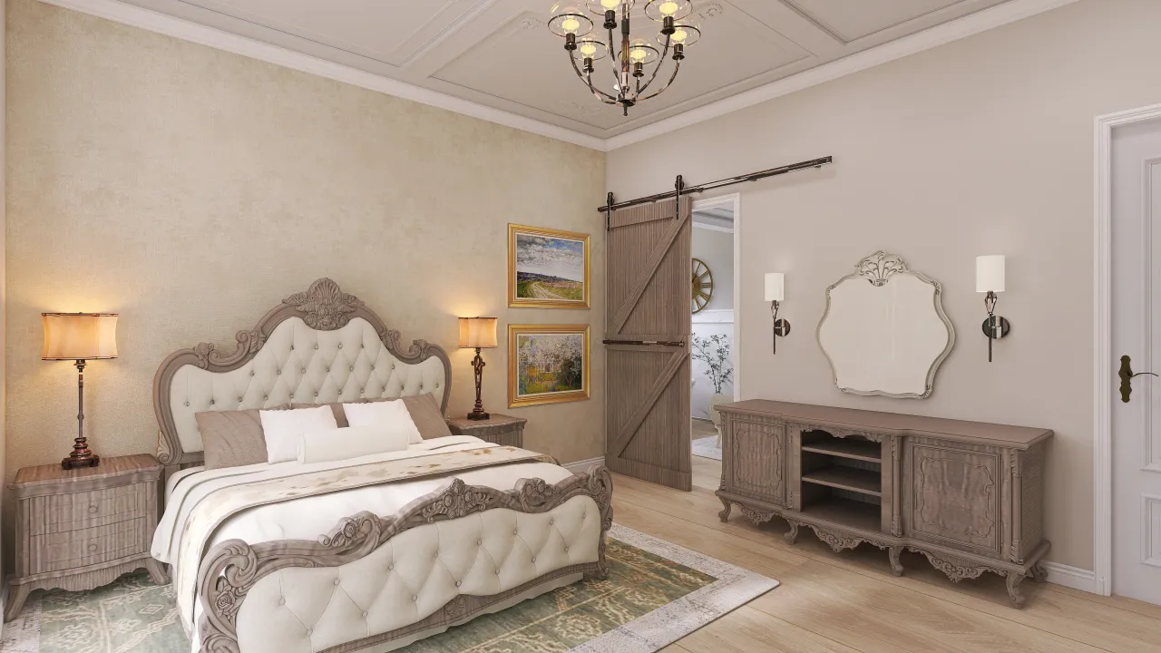 MasterBedroom 3d design renderings