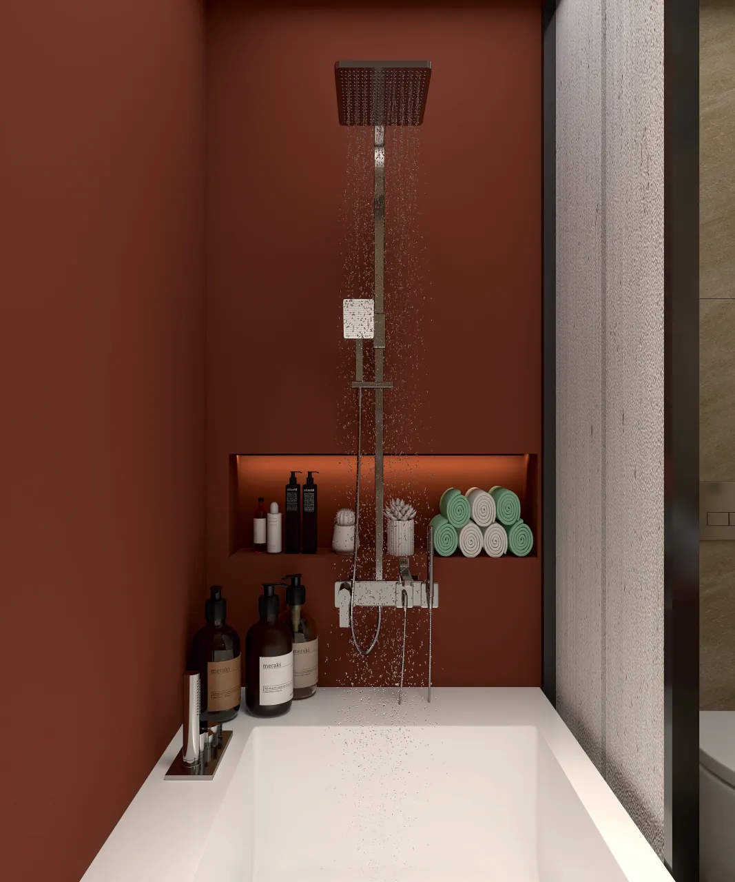 Bathroom 3d design renderings