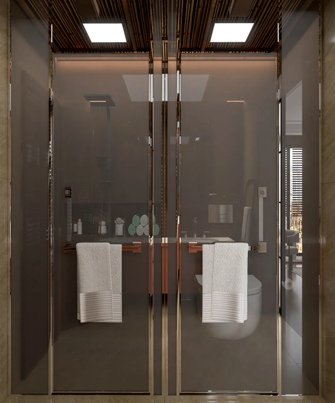 MasterBathroom 3d design renderings