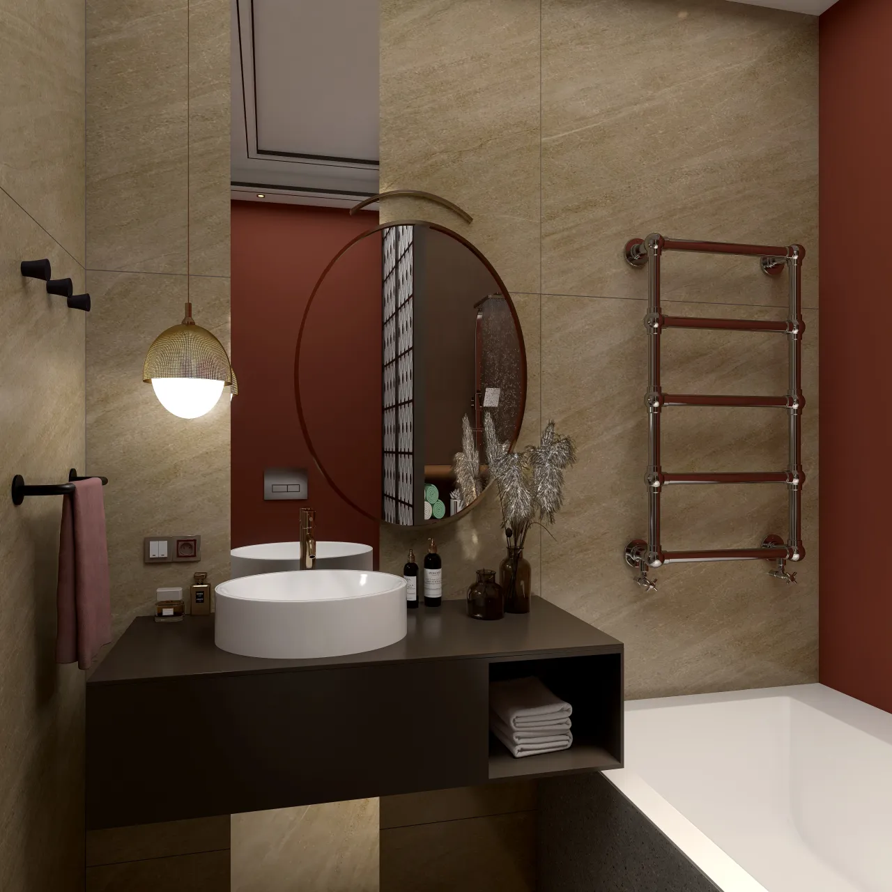 Bathroom 3d design renderings