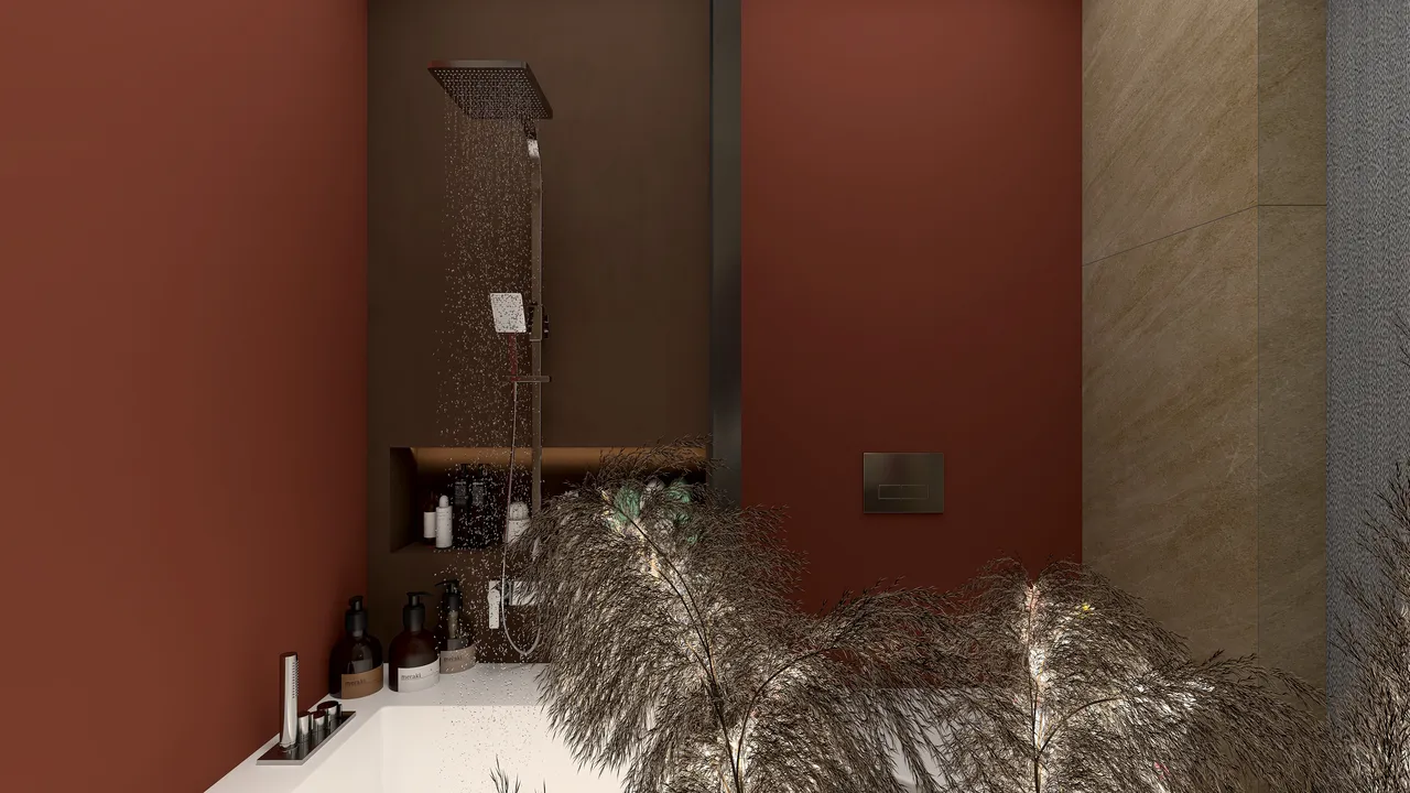 Bathroom 3d design renderings