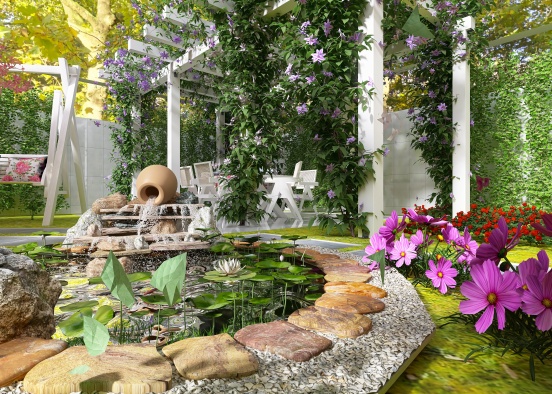 The desired garden, the center of my heart. Design Rendering
