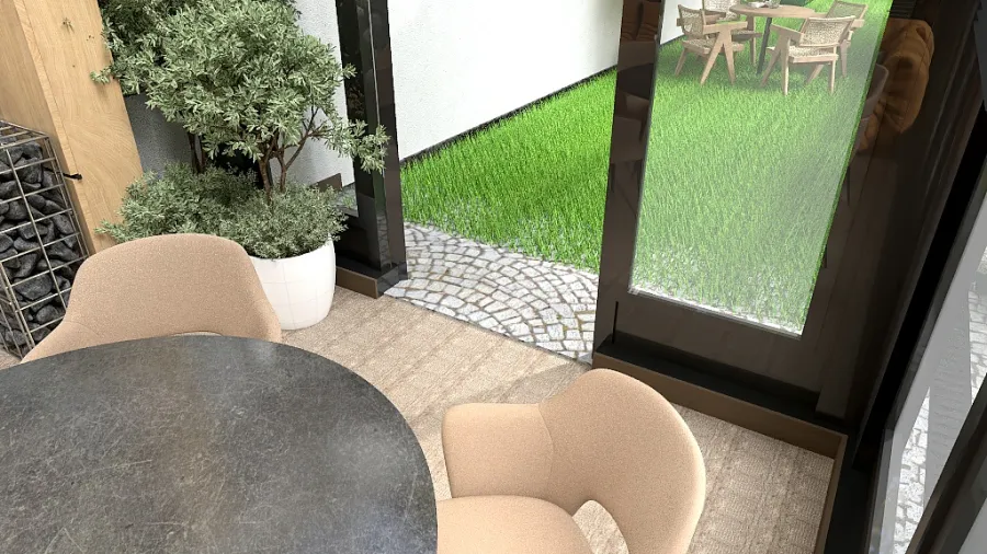 скляна тераса 3d design renderings