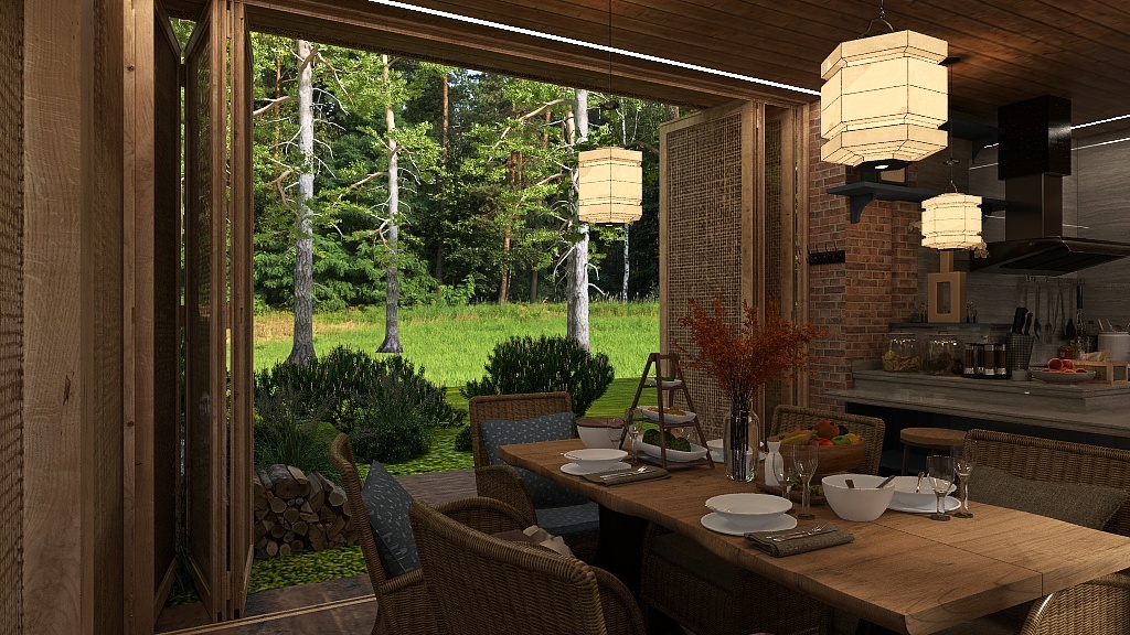 mini cottage АР,П Компакт 3d design renderings