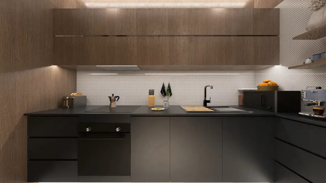Lidia maxim - Apartament David 3d design renderings