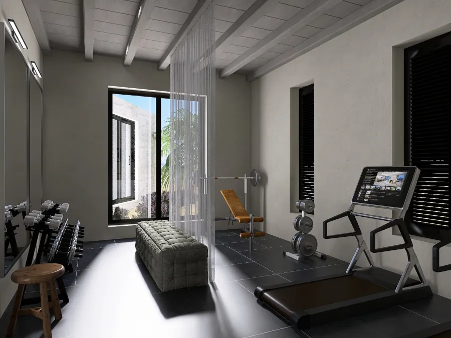 Spa and Gym 3d design renderings