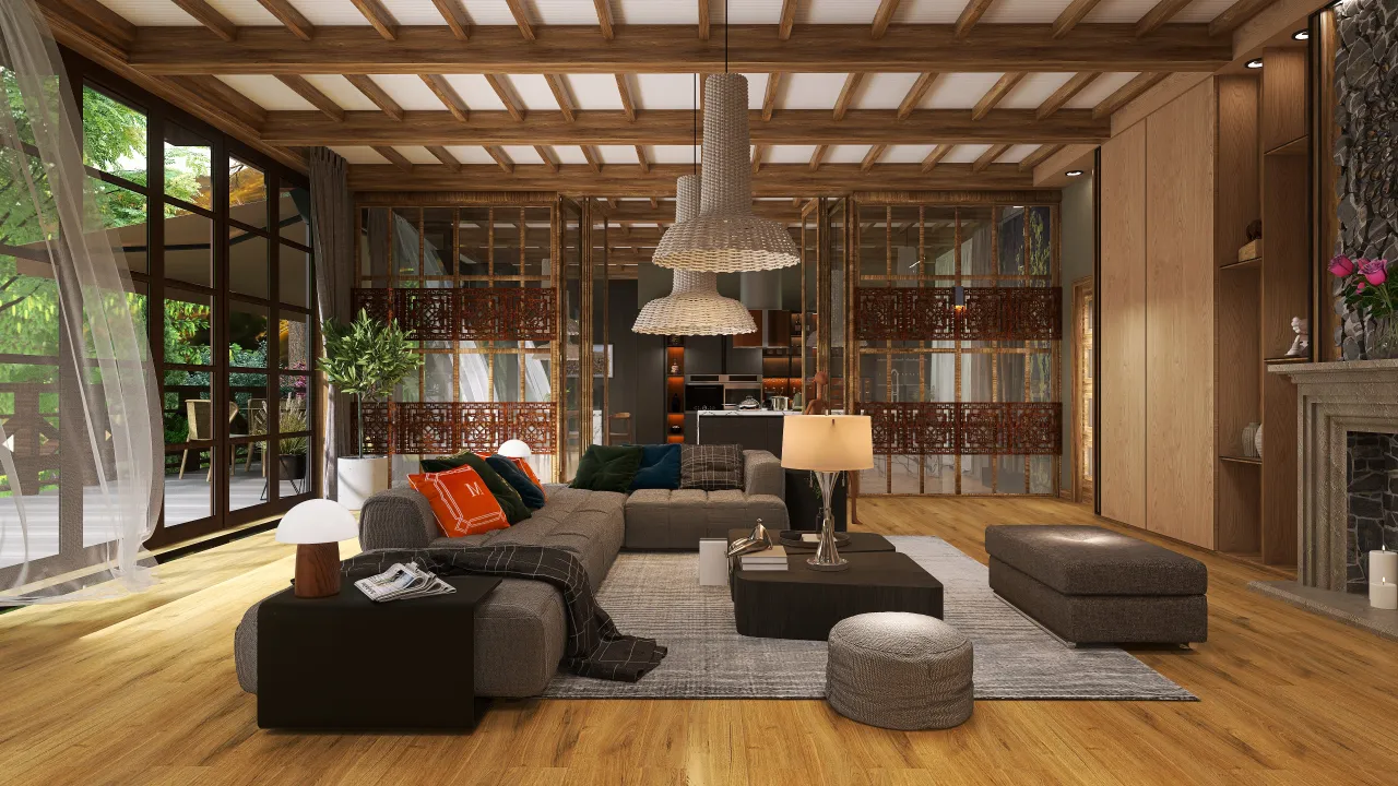 LivingRoom 3d design renderings