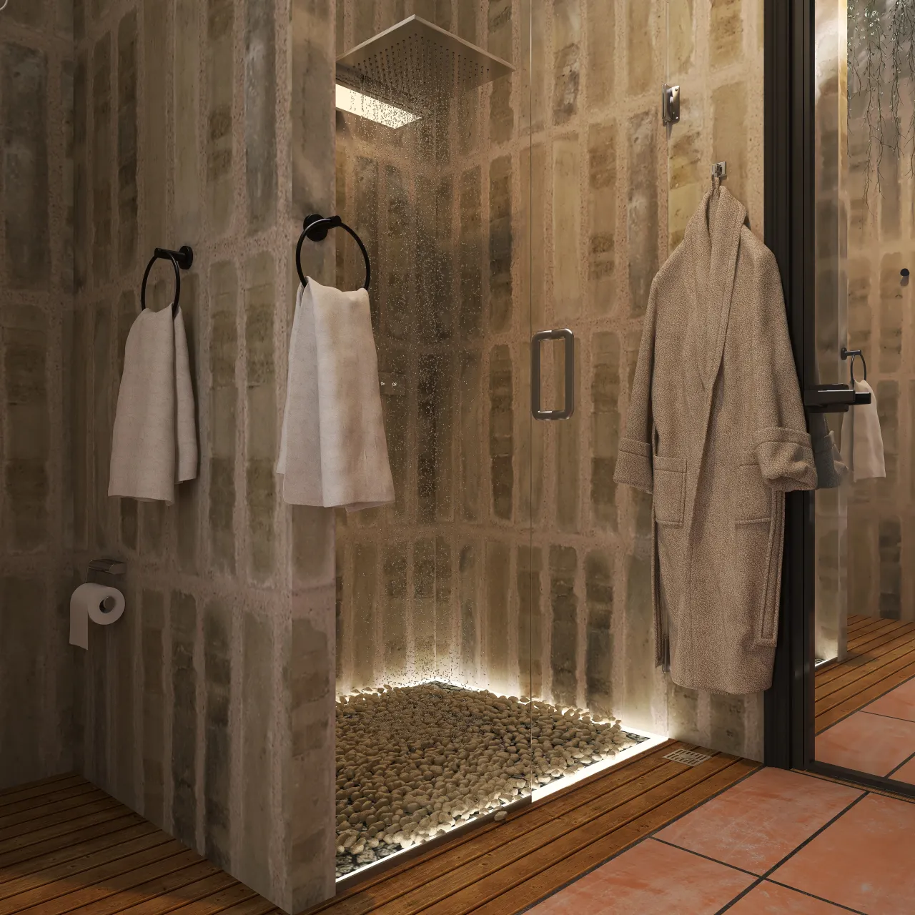 Bathroom 3d design renderings