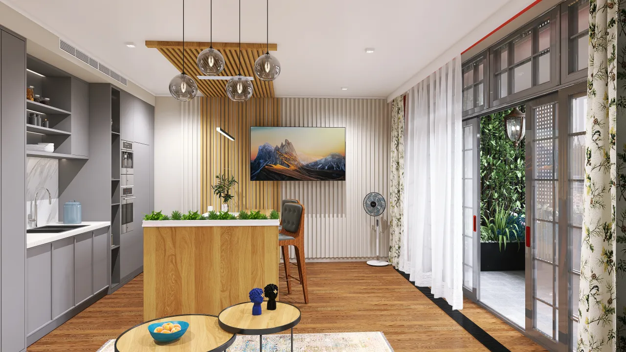 LivingRoom 3d design renderings