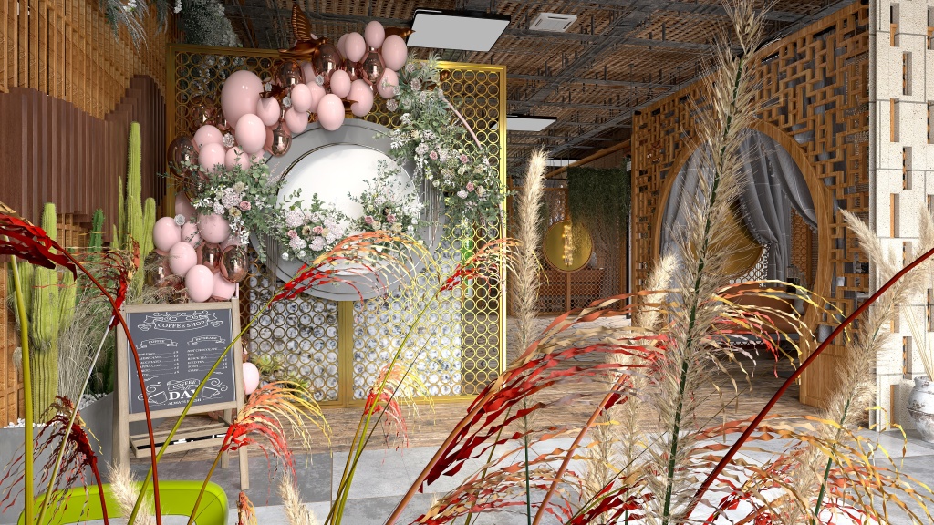 Bakery restaurant 3d design renderings