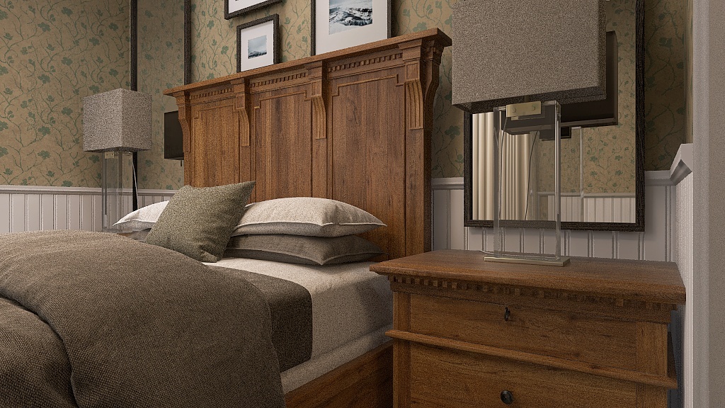 Підвал Bedroom 3d design renderings