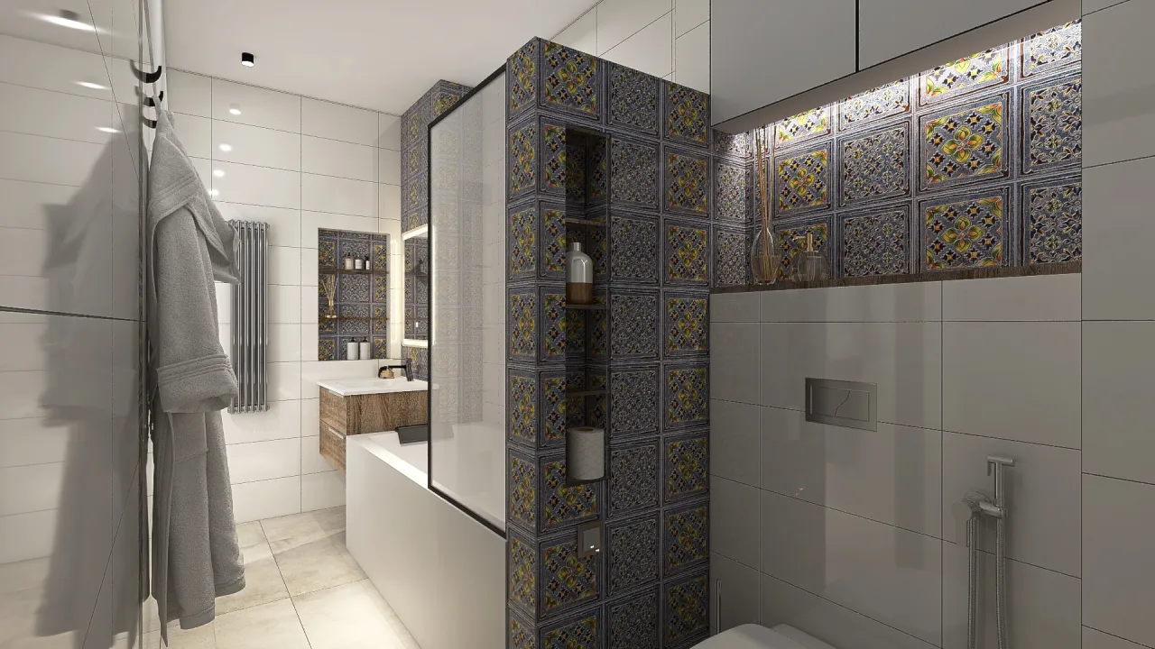 MasterBathroom 3d design renderings