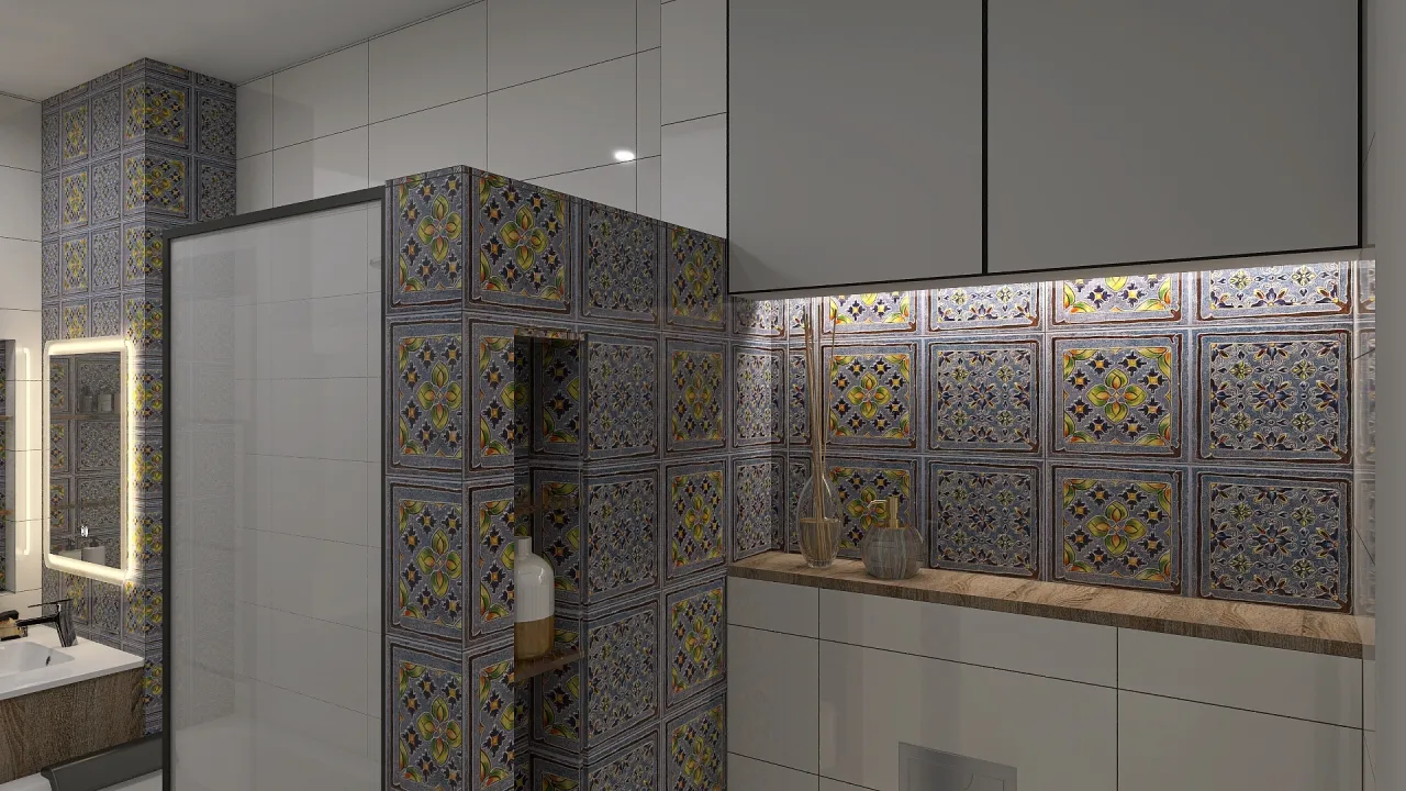 MasterBathroom 3d design renderings