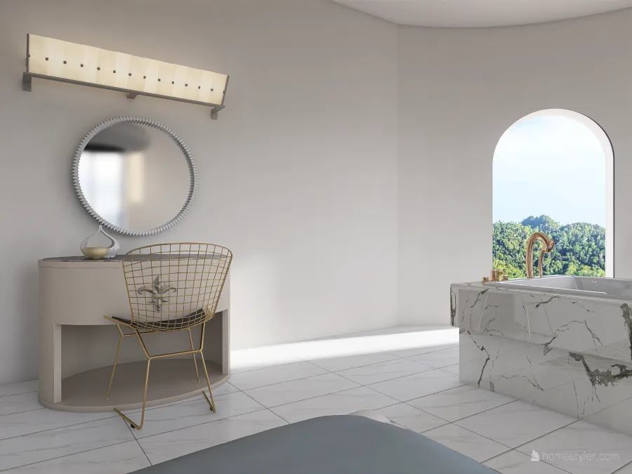 BALI Bedroom 3d design renderings
