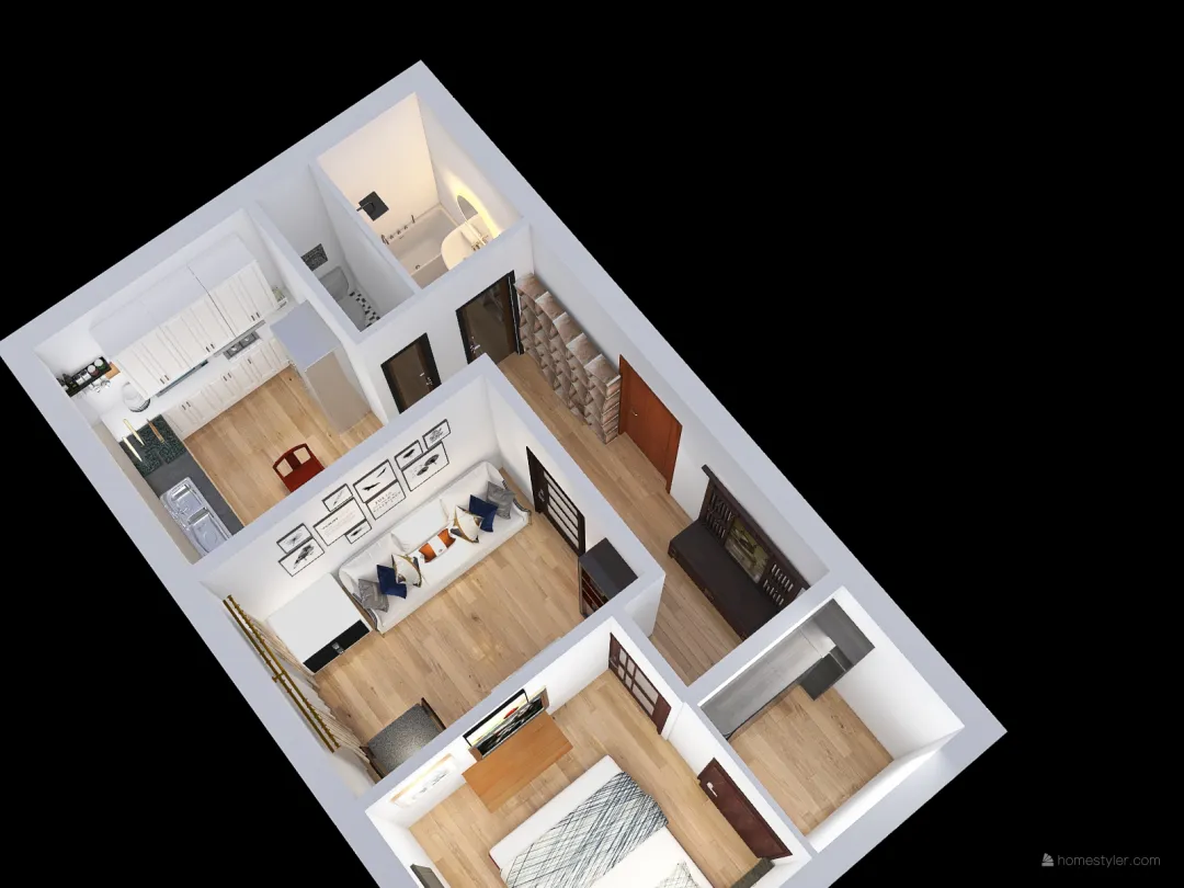 Copy of Белянчиков Максим Home style 3d design renderings