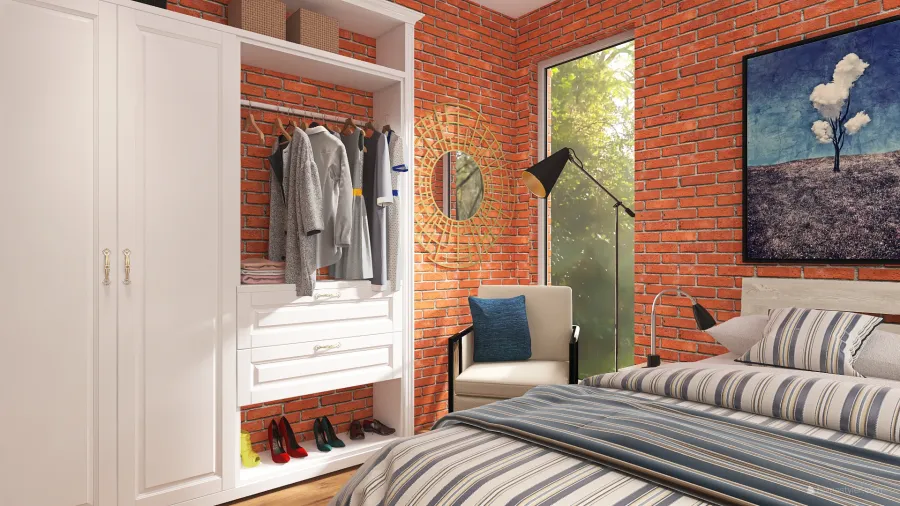 Living room and Bedroom dream space #HSDA2020Residential 3d design renderings