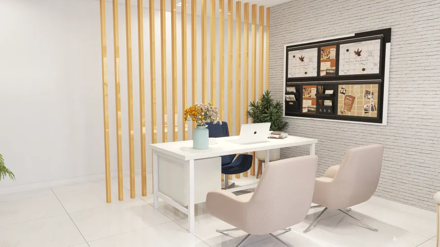Oficina de psicología 3d design renderings