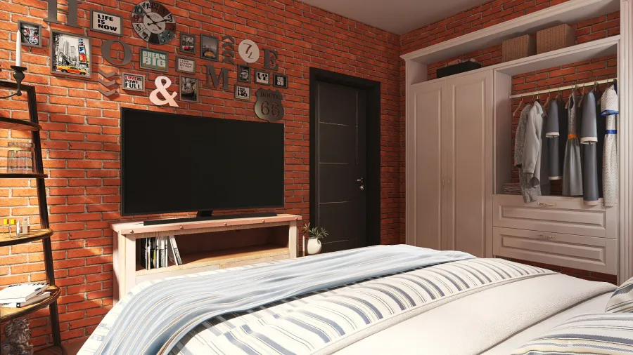 Living room and Bedroom dream space #HSDA2020Residential 3d design renderings