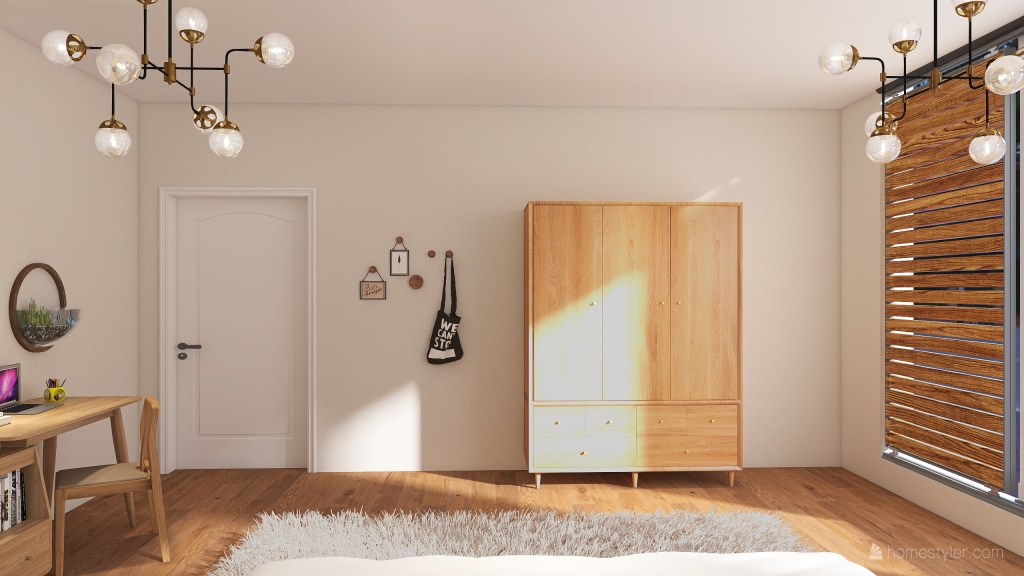 Test bedroom 3d design renderings
