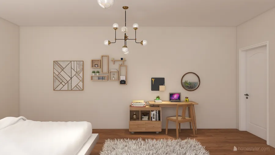 Test bedroom 3d design renderings