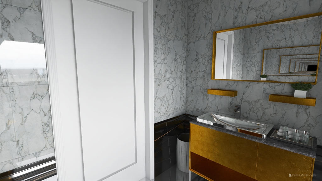 couples bathroom 3d design renderings