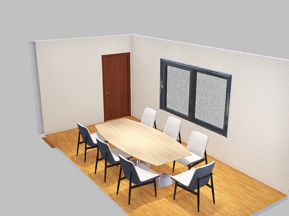 Sala de Reuniões 3d design renderings