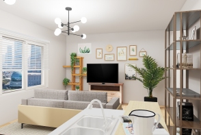 Micro Female Living Space Design Rendering