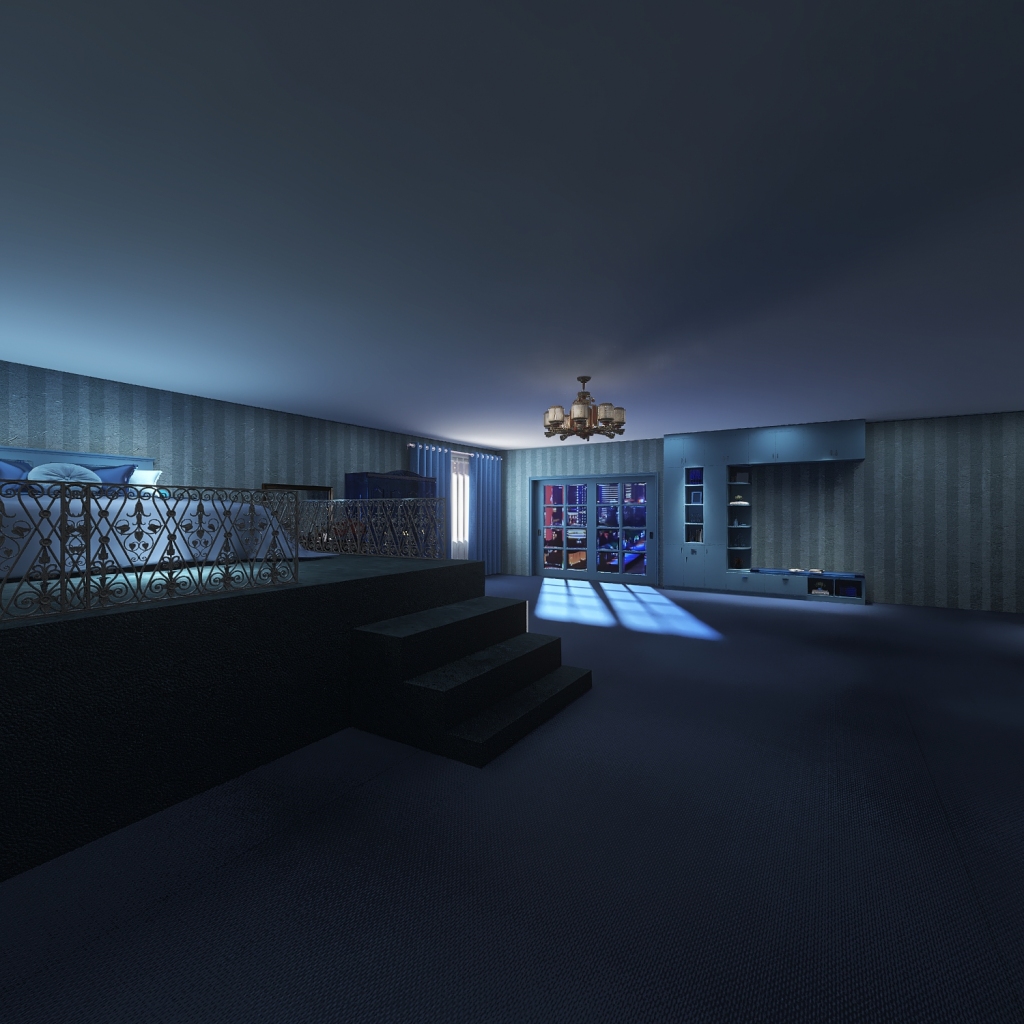 #HSDA2020Residential- The Night Room 3d design renderings