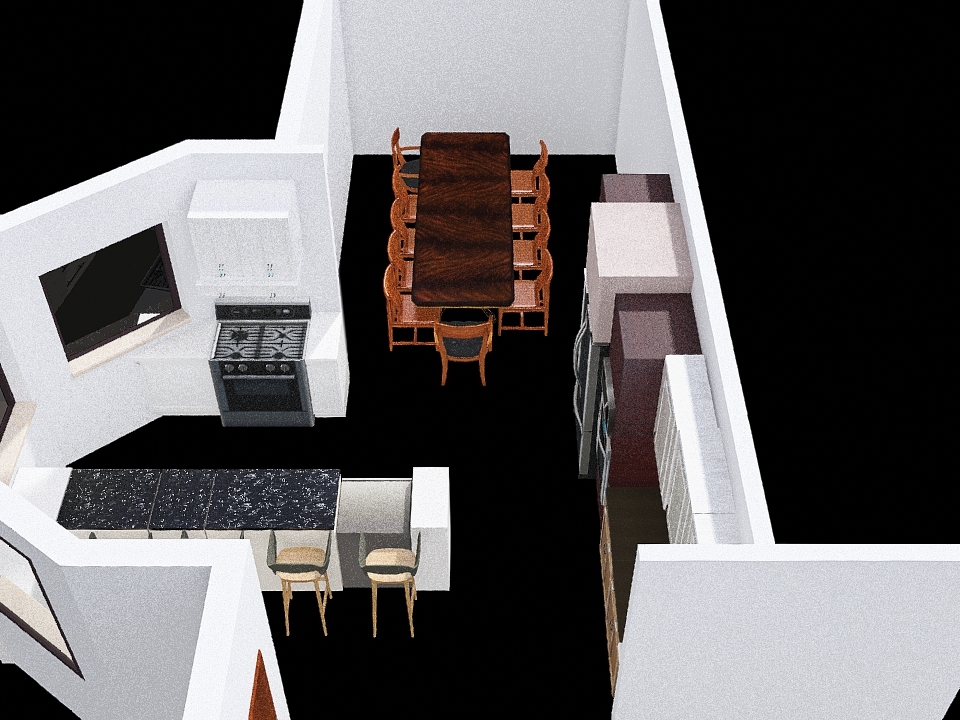 Copy of Hamm house kitchen remodel 3d design renderings